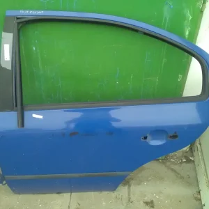 SKODA OCTAVIA 97-00 Bal hátsó ajtó kék bontott alkatrész Csak ma