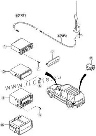 Azonnal elérhető SSANGYONG REXTON Antenna erősítő bontott alkatrész