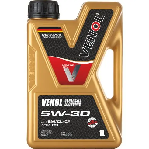 Árengedmény VENOL SYNTHESIS ECONOMIC SM SL CF 5W30 1L motorolaj