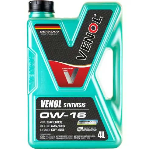 VENOL SYNTHESIS SUPER 0W16 SP (RC) A5B5 GF 6B 4L motorolaj Expressz kézbesítés