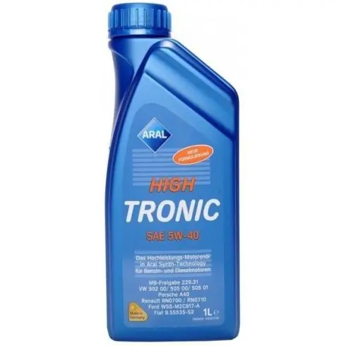 ARAL HIGH TRONIC 5W-40 1 LITER motorolaj Végkiárusítás