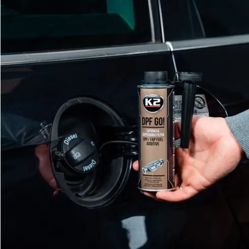 K2 DPF GO! 250 ml DPF tisztító üzemanyag adalék T319 Gyors kiszállítás