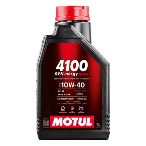 Gyors kiszállítás Motul 4100 Syn-nergie Spec 10W-40 1L motorolaj 112890