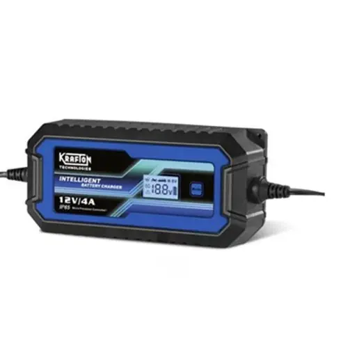 Újdonság Krafton automata akkumulátortöltő 12V 4A KR124