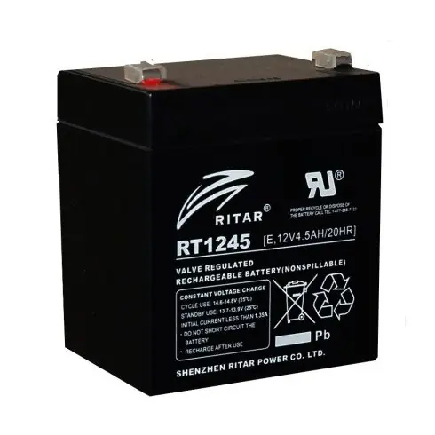 Ritar RT1245E-F1 12V 4,5Ah zárt ólomakkumulátor RT1245E Olcsóbb