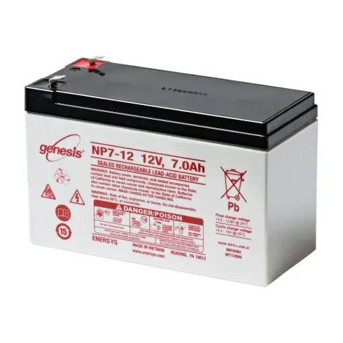 Genesis - 12V 7Ah - vékony sarus - zárt savas akkumulátor NP7-12 Vedd meg most