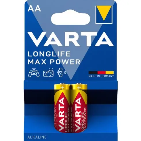 VARTA LONGLIFE MAX POWER ceruza/ AA/ LR06 elem BL2 4706101412 Szuper ajánlat