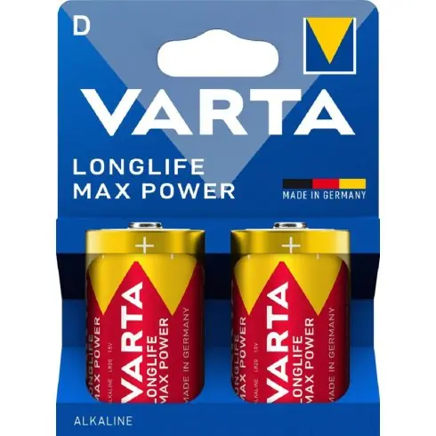 VARTA LONGLIFE MAX POWER góliát/ D/ LR20 elem BL2 4720101422 Vedd meg most