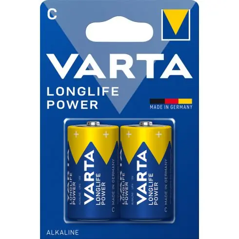 VARTA LONGLIFE POWER bébi/ C/ LR14 elem BL2 4914121422 Olcsóbb