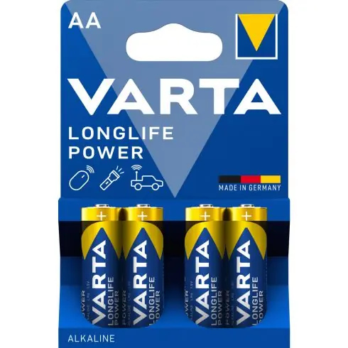 VARTA LONGLIFE POWER ceruza/ AA/ LR06 elem BL4 4906121414 Nézd meg most