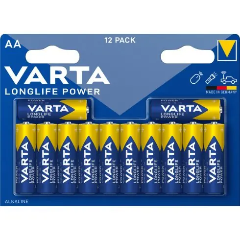 Végkiárusítás VARTA LONGLIFE POWER ceruza/ AA/ LR06 elem BL8+4 4906121772
