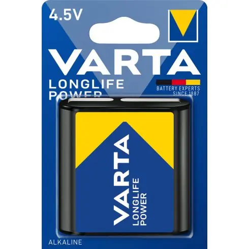 VARTA LONGLIFE POWER lapos/ 4,5V/ 3LR12 elem BL1 4912121411 Kihagyhatatlan ajánlat