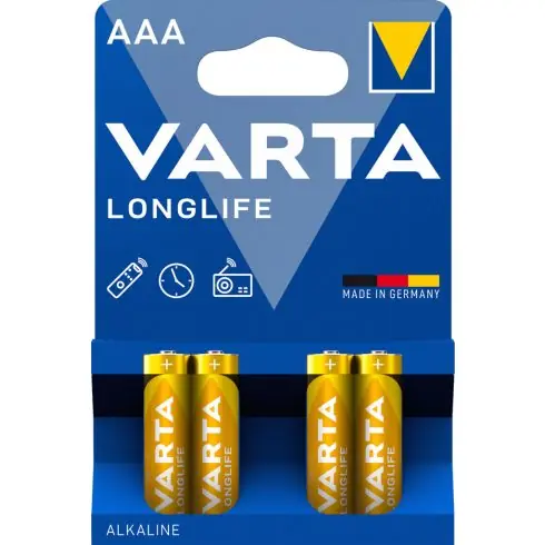 VARTA LONGLIFE mikro/ AAA/ LR03 elem BL4 4103101414 Korlátozott ajánlat