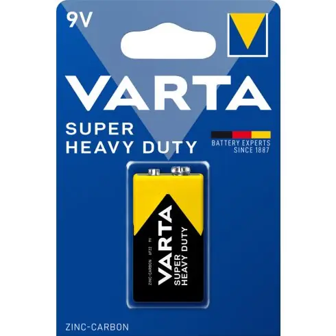 Kedvezményes ár VARTA SUPER HEAVY DUTY 9 V-os/ E/ 6F22 elem BL1 2022101411