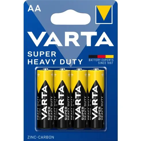 VARTA SUPER HEAVY DUTY ceruza/ AA/ R6 elem BL4 2006101414 Különleges ajánlat