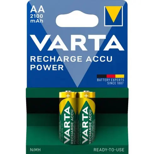 Biztonságos fizetés VARTA POWER akkumulátor ceruza/AA 2100 mAh BL2 56706101402