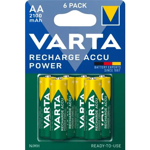 VARTA POWER akkumulátor ceruza/AA 2100 mAh BL6 56706101436 Outlet