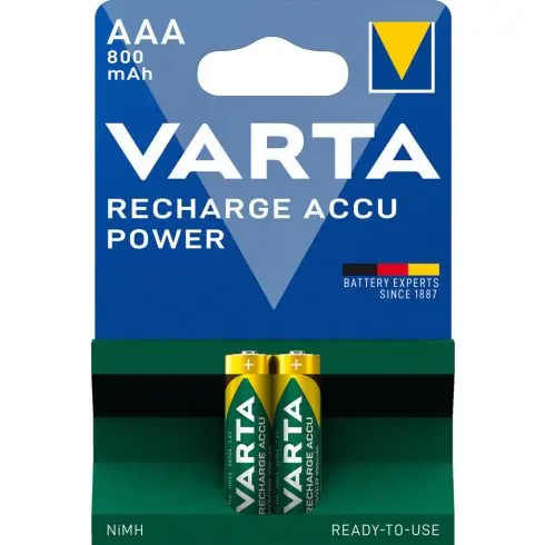 VARTA POWER akkumulátor mikro/ AAA 800 mAh BL2 56703101402 Akciós ár