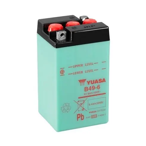 Kedvezményes ár YUASA Indító akkumulátor 6V 8Ah Jobb+ B49-6