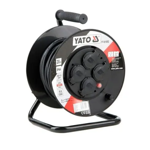 YATO Hosszabító kábeldob 3x1,5 mm IP 44 20m YT-81052 Árcsökkenés