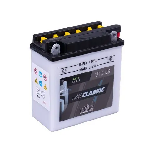 IntAct- 12v 5ah - motor akkumulátor - jobb+ * YB5L-B Bestseller
