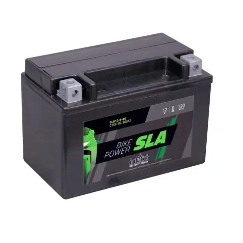 IntAct - 12V 8Ah - SLA motor akkumulátor - bal+ * YTX9-BS Gyors szállítás