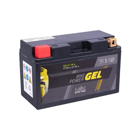 IntAct - 12v 6ah - GEL motor akkumulátor - bal+ * YT7B-4 Árengedmény