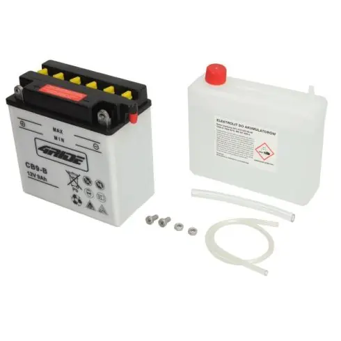 Kedvezményes ár IntAct - 12v 8ah - motor akkumulátor - bal+ * YB9-B