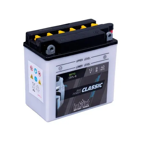 IntAct - 12v 8ah - motor akkumulátor - jobb+ * YB7L-B Prémium