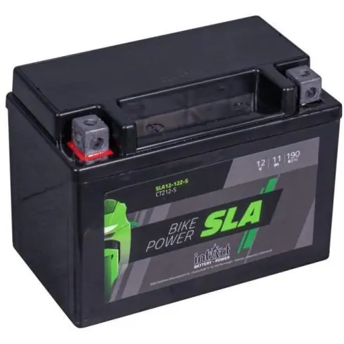 IntAct - 12V 11Ah - SLA motor akkumulátor - bal+ * YTZ12-S Biztonságos vásárlás