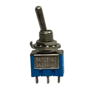 Alacsony ár Kétállású mikrokapcsoló 250 V / 3 A, furatátmérő 6 mm, 164001 (1 db) [28]