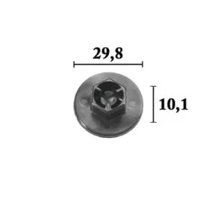 Hyundai, Kia doblemez betét patent, kerékjárati ív klipsz több típushoz OE: 84145-26000, C70348 (1 db) [31] Akció