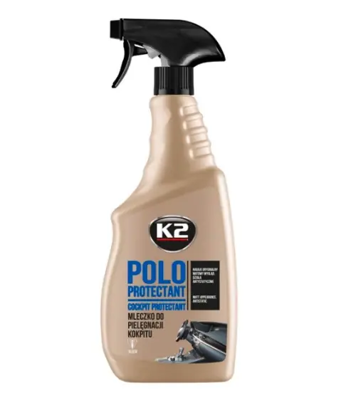 K2 POLO PROTECTANT "BLACK" Műanyag felület ápoló, védő folyadék, pumpás 750 ML K417BL Gyors kiszállítás
