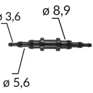 Univerzális vágható csőtoldó, csatlakozó, bővítő, szűkítő háromféle átmérővel C60659 (1 db) [9] Vedd meg online