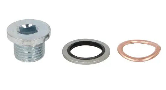 Végkiárusítás Olajleeresztő csavar M16x1,5 menettel, négyszögkulcs nyílással, kétféle tömítéssel Elring 434.941 (1 db) [29]