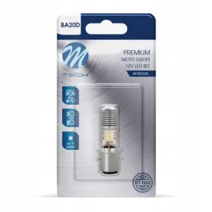 M-TECH LED BA20dS2 12x3030SMD 10-80V AC/DC hideg fehér FÉNNYEL LB552W-01B (1 DB) Olcsóbb