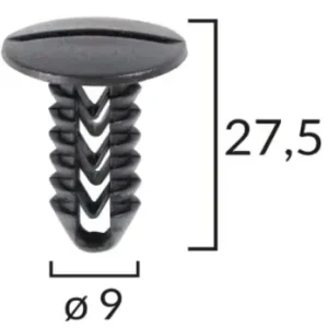 Fiat burkolat-rögzítő patent, bolha, kárpit klipsz több típushoz ROMIX 10050/180011 (1 db) [25] Bestseller