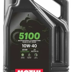 Legjobb ár MOTUL 5100 4T 10W40 ESTER MA2 MOTORKERÉKPÁR MOTOROLAJ FÉLSZINTETIKUS 4 liter