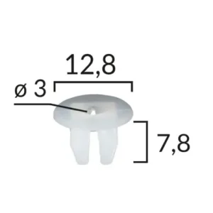 Csak ma Univerzális műanyag anya lemezcsavarokhoz, széleskörű felhasználásra ROMIX 15001 (1 db) [24]