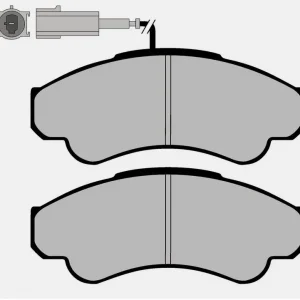Citroen JumperFiat DucatoPeugeot Boxer 1994-2006első fékbetét készlet JuratekJCP1479 Kedvezmény