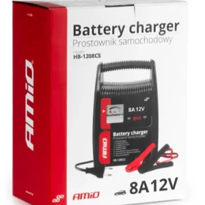 Olcsóbb AMiO akkumulátor töltő , akkutöltő 12V 8A, SBC-8A HB-1208CS 02086