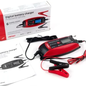 AMiO digitális akkumulátor töltő, akkutöltő 6V/12V - 2A/4A - DVL DBC-4A HB-ZN04 02088 Olcsóbb