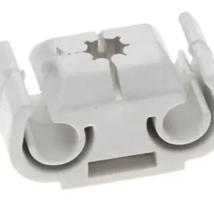 Fékcső rögzítő patent, fékcső tartó 5-ös külső átmérőjű fémcsövekhez, fékcsőtartó kettő fogadórésszel QBW(1 db) [17] Ingyenes szállítás