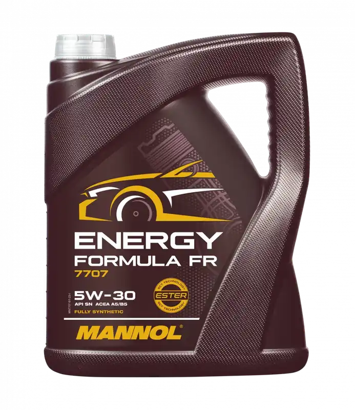 Újdonság MANNOL ENERGY FORMULA FR 5W-30 motorolaj Ford típusokhoz, 5 literes 7707