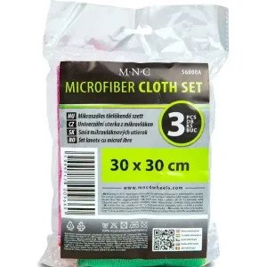 Árcsökkenés Mikroszálas törlőkendő készlet 3 db-os, 30X30 cm méretekben 56000A