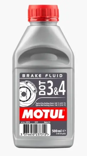 MOTUL DOT3&4 fékfolyadék, fékolaj, kuplungolaj DOT3 és DOT4 (500 ml) Outlet