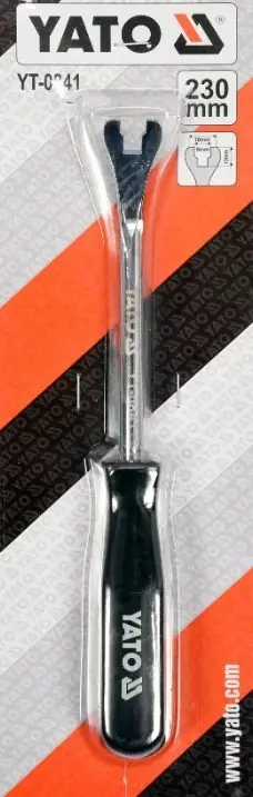 Kárpitleszedő szerszám ajtókárpitokhoz, oldalsó burkolatokhoz 230 mm hosszú YT-0841 Legkelendőbb