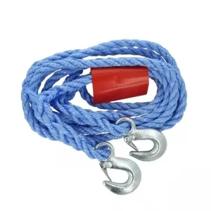 Népszerű Vontató kötél, vontatókötél 2500 kg, 2,5T teherbírással, 4 méteres hosszúsággal, karabinerekkel MMT A155 006