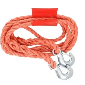 Kedvezményes ár Vontató kötél, vontatókötél 3500 kg, 3,5T teherbírással, 4 méteres hosszúsággal, karabinerekkel MMT A155 007
