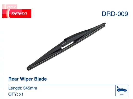 Toyota Avensis (T25) 2003.03 - 2008.11 gyári hátsó ablaktörlő lapát, Denso DRD-009(H352) Ingyenes szállítás